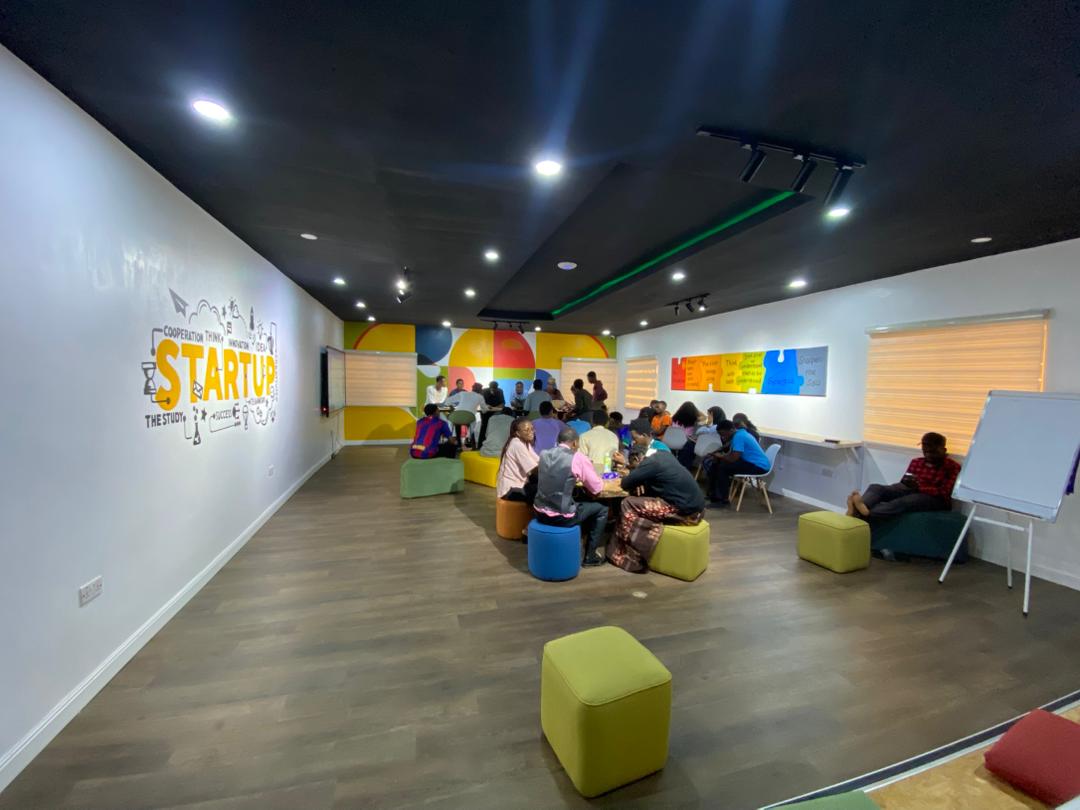 The 'Startup' collaboration zone for aspiring entrepreneurs.