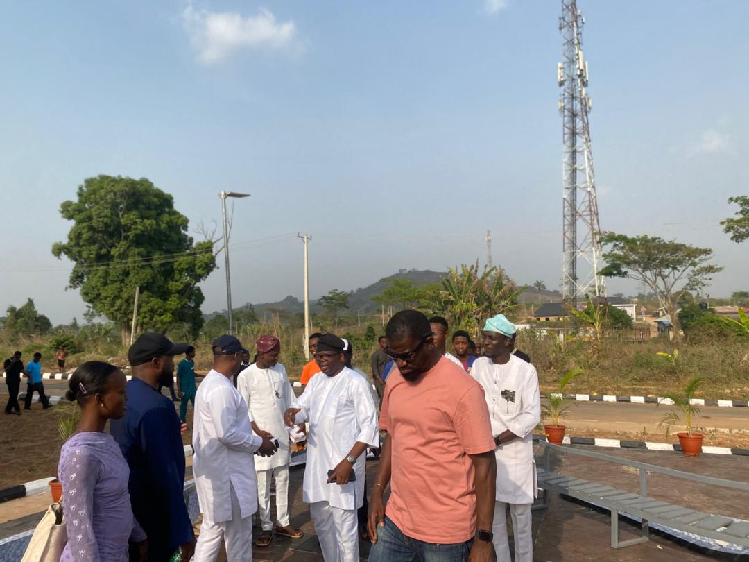 Students engaged in learning.