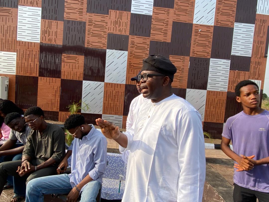 Partner recognition wall.