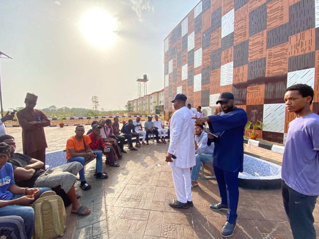 Leadership addressing a session.