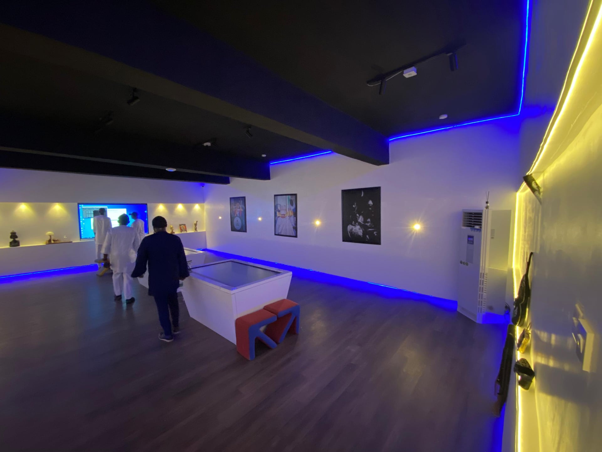 Technology suite interior.