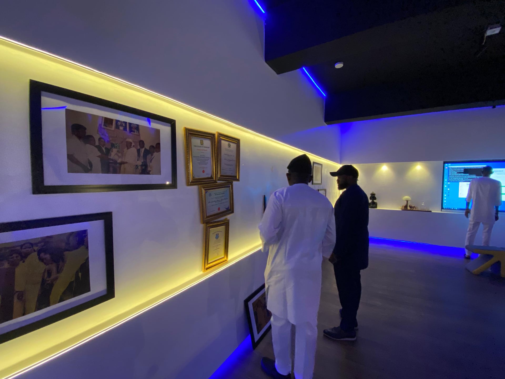 Building facade closeup.