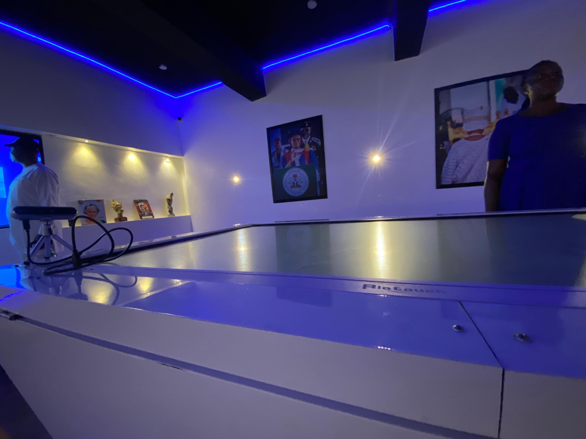 Recognition plaques closeup.